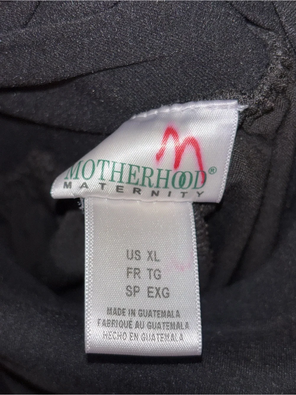 Motherhood Maternity Black A-Line Pull-On Skirt